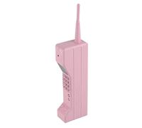 Keenso Modèle de Téléphone Mobile Rétro Vintage Decoration House Office Accessoires pour Le Studio Photo en Fer Durable (Pink)