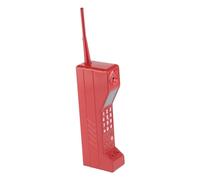 Keenso Modèle de Téléphone Portable Rétro stylisé à la Mode, Ornement en Fer Durable pour la Décoration de la Maison et du Bureau (Rouge)