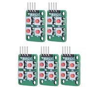 Keenso Module de Clavier à 4 Touches, Module de Clavier à Balayage PCB 2x2 5 Pièces pour Le Contrôle électrique, Disposition du à 4 Touches, Conception de Commutateur à Matrice Compacte, Entrée de