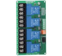 Keenso Module de Relais 4 Canal 30a Carte de Contrôle élevée avec un Niveau Bas - durabilité Optimisée pour L'automatisation de L'Internet des Objets - Applicable pour le Contrôle Industriel (12V)