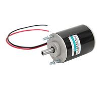 Keenso Moteur DC à Brosse Magnétique Permanente avec Un Grand Moment de Force pour Petit Générateur, Moteur de Vitesse 12/24 -V pour la Machine à Envelopper (12V3000 REV)
