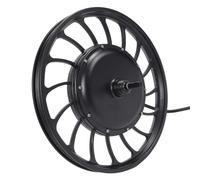 Keenso Moteur de Moyeu de 20 Pouces, 48 V à 72 V, 1 500 W à 2 500 W, Moteur D'entraînement Arrière sans Engrenage sans Balais avec Double Capteur à Effet Hall et étanchéité IPX6, pour