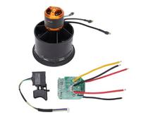 Keenso Moteur sans Balais de Ventilateur canalisé, Moteur sans Balais de 5000KV 50 Mm pour Avion RC