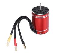 Keenso Moteur sans Balais RC, Moteur sans Balais 3650 3400KV avec Dissipateur Thermique en Alliage d'aluminium et Fiche Banane de 4,0 Mm, pour Camion de Bateau de Voiture 1/10 RC, 2 à 3S, Arbre de