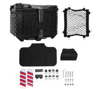 Keenso MotorTop Case, MotorLuggage MotorRear Case 45L en Alliage D'aluminium avec Verrouillage de sécurité Imperméabilisant Le Coffre Supérieur de Coffre Universel