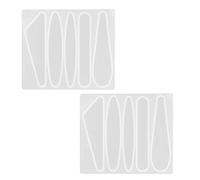 Keenso Moule en Silicone, Moule à Barrettes en Silicone de qualité Supérieure pour la Fabrication de Bâtons de Cheveux, Facile à Démouler et à Nettoyer, pour l'artisanat (Type 1)