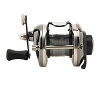 Keenso Moulinet de pêche sur glace, moulinet de pêche sur glace portable, petite roue de plaque, moulinet latéral avec rapport de vitesse de pêche, moulinet de pêche au crapie (noir) moulinet de pêche