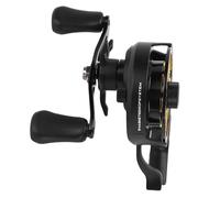 Keenso Moulinet de Pêche sur Glace, Système de Chute Magnétique, Moulinet de Pêche sur Glace en Ligne 3.0:1 Haute Vitesse pour Lac de Rivière en Haute Mer (Main Gauche)