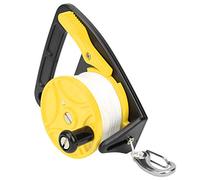 Keenso Moulinet de Plongée sous-Marine de 150 Pieds avec Bouchon de Pouce pour la Plongée sous-Marine et en Apnée (Yellow)