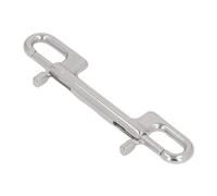 Keenso Mousqueton à Boulon à Double extrémité de qualité Marine, Mousqueton à Boulon à Double extrémité, Clips de Déclenchement Robustes en Acier Inoxydable 316 pour Seau d'alimentation