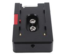 Keenso NP Plaque de Batterie Bouton Autobloquant Mini Adaptateur de Plaque de Batterie avec Affichage de Conception à Friction Alimentation de la pour Appareils Photo Numériques sans Miroir pour