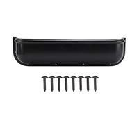 Keenso Organisateur de Porte de Camping-car, Boîte de Rangement de Porte de Camping-car ABS Noir 450x100x115mm avec Fixation à Vis pour Camping-car Remorque Véhicule Commercial