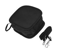 Keenso Organisateur de Sac Filtrant à 9 Fentes, Pochette en Nylon pour Accessoires D'appareil Photo avec Sangle, Noir 157g 5.1 * 5.1 * 2.8", Photographes