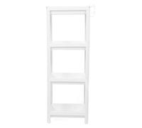 Keenso Organisateur D'étagère de Salle de Bain en Plastique, étagère élégante pour Salon, Chambre à Coucher, Cuisine, Blanche, Polyvalente pour Une Utilisation dans Diverses Pièces (4 Couches)