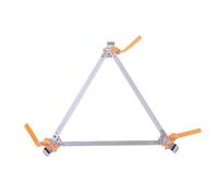 Keenso Outil de Mesure Trépied Support Mobile Léger en Alliage D'aluminium avec Roues Pivotantes pour des Mesures Précises en Intérieur et en Extérieur