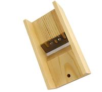 Keenso Outil de Raboteuse à Savon Réglable DIY avec Lame en Acier Inoxydable pour la Fabrication de Savon/Bougies, Matériau en Bois de Pin - Sûr et Non Toxique [Scène Applicable : Artisans]