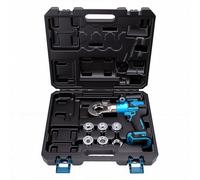 Keenso Outil de Sertissage Hydraulique électrique Force Efficace 90KN pour Utilisation sans Fil ABS Léger et Acier allié 12 Matrices de Sertissage