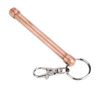 Keenso Outil Poussoir de Bouton D'ascenseur en Cuivre sans, Main Légère et Compacte avec Porte-clés pour une Utilisation en Extérieur