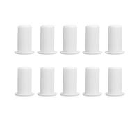 Keenso Pack de 10 Presse-étoupes pour Câbles série. Les œillets Muraux de Protection en Silicone Assurent une Disposition Soignée des Fils pour une Utilisation à la Maison et au bureau. (WHITE)