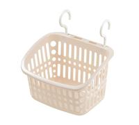 Keenso Paniers de Douche, Organisateur de Panier Suspendu avec Crochets pour Salle de Bain et Cuisine (Abricot)