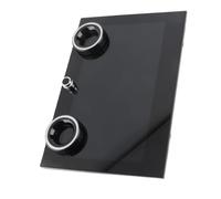 Keenso Panneau de Climatisation de Voiture de 10 Pouces, Module de Commande à écran Tactile LCD avec Fonction de Mémoire de Température de Climatisation, pour Vogue L405 2013 à 2017