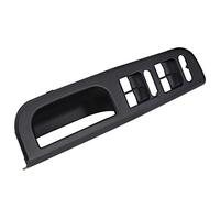 Keenso Panneau de Commande de Vitre, Interrupteur Principal de Fenêtre Couverture de Panneau de Commande de Vitre et Garniture de Tirette(Black)