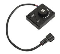 Keenso Panneau de Commande Principal de Climatisation, 12 V 24 V, Bouton de Commande de Chauffage de Stationnement, Interrupteur à 3 Broches, pour Voiture, Camion, Camping-Car