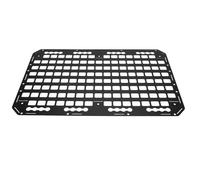 Keenso Panneau Molle de Lit de Camion, Support Multifonctionnel en Aluminium pour Rangement de Marchandises sur Rail en L avec Boucles de Verrouillage pour Voitures, SUV, Pick-up,