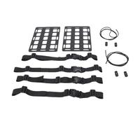 Keenso Panneau MOLLE Rigide, Support de Rangement Modulaire en Polymère Haute Résistance pour Dossier de Siège de Voiture, avec Sangle en Nylon pour Pochettes D'équipement, Ajustement