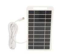 Keenso Panneau Solaire Portable en Silicium Polycristallin USB Panneau Solaire 2 W 5 V Type C Mini Taille Haute Conversion Conception Légère pour le Chargement de Téléphone de Voyage en Plein Air