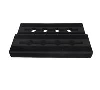 Keenso Pédale de Guitare, Support Léger en EVA pour 6 à 10 Effets, Conception Antidérapante pour les Musiciens Se Produisant en Extérieur