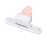 Keenso Perforatrice à 3 Trous pour Cahiers A5 A6 A7, Perforatrice Manuelle avec Espacement de 19 Mm pour Papier à Feuilles Mobiles, Outil de Perforation en Plastique ABS pour Classeurs Personnels A8