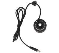 Keenso Perles colorées DC 5V Mist Maker 12LED, nébuliseur pour fontaine à ultrasons pour l'atmosphère de la fête d'Halloween