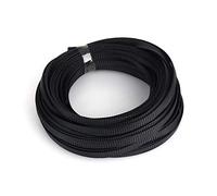 Keenso Pet à Manche de Câble Tressée Extensible, 0,236 Pouce / 6 Mm Sleeving pour la Vidéo Audio et Autres Câbles de L'appareil Domestique