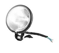 Keenso Phare Avant de Moto 5 Pouces Feux Avant 12V Projecteur de Lumière Ampoule Lampe de Moto Rond Universel(White)