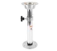 Keenso Pied de Table pour Camping-Car, Pied de Table Télescopique Réglable en Alliage D'aluminium Robuste de 495 à 710 Mm avec Bouton, pour Camping-Car, Bateau, Yacht, Meubles de Pont,