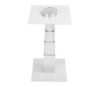 Keenso Pied de Table pour Camping-Car, Robuste, en Alliage d'aluminium, Base de Table Réglable, Support de Piédestal à Manivelle de 250 à 650 Mm, Support à Vis Stable pour Remorque de Voyage, Bateau,