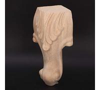 Keenso Pieds de canapé en Bois sculpté 4 Pièces, Pieds de Table de Style Européen pour Armoires, Ensemble de de Meubles Distinctifs et élégants (15 * 6 cm)