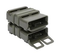 KEENSO Pile de cas mag Support de porte-munitions double pour module de système Molle Armée verte sport accessoires Vert OD