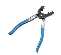 Keenso Pince de Serrage de Tuyau de Type Angle R, Mâchoires Pivotantes de Type coudé, Poignées à Ressort Universelles