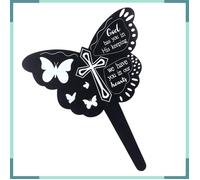 KEENSO Piquet commémoratif Partie Commémorative Elegant Metal Cemetery GrabPlaque Marker pour Express quincaillerie coffret