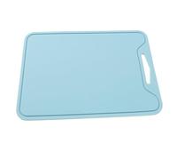 Keenso Planche à Découper en Silicone Flexible, Bloc de Résistant à la Chaleur Robuste, Portable pour le Camping et les Voyages à L'extérieur, Lave-vaisselle - piratage. (BLUE)