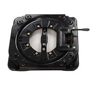 Keenso Plaque d'acier à Base Pivotante, 130KG Siège Robuste Rotative 360 Degrés pour Bus de Bateau de Camping-Car RV