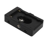 Keenso Plaque D'adaptateur de Batterie D'appareil Photo, Multi-Protection, Parfaitement Adaptée à la Batterie NP F970 F750 F550, pour Appareils Photo et Caméras Vidéo