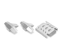 Keenso Plaque de Blindage Métallique Solide Antirouille pour Camion LOSI LMT 4WD RC, Acier Inoxydable argenté, 3,6 X 3,1 X 0,6 Pouces,2 G, Convient pour Les Amateurs de Camions RC