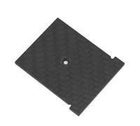 Keenso Plaque d'Installation de Contrôleur d'hélicoptère RC, Conception Légère en Fibre de Carbone, Installation Facile pour Les Hélicoptères Flywing BELL206 UH1