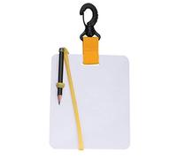 Keenso Plastique Étanche Plongée Écriture Ardoise sous Marine Tablette Conseil avec Clip Pivotant Et Crayon pour Les Sports Nautiques-Ardoise De