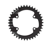 Keenso Plateau de Bicyclette Anneau chaîne Simple à chaînes pour 326 36T 38T Large étroit BCD 96MM M6000 M7000 M8000(38T Noir)-96 Bcd Maillons pour M5100