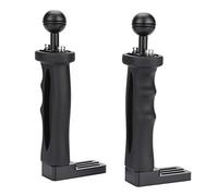 Keenso Plateau en Aluminium Durable avec Poignées à Double Poignée pour Boîtier de Caméra sous-Marine, Facile à Utiliser et à Connecter, Vis Standard 1/4 Po, 639 G, Diamètre de Boule de 2,5 Cm, 11,0