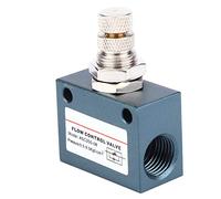 Keenso Pneumatic Valve, Durable Aluminum Alloy | Installation facile, Structure légère, Bouton de contrôle du débit, Adapté à une utilisation aérienne
